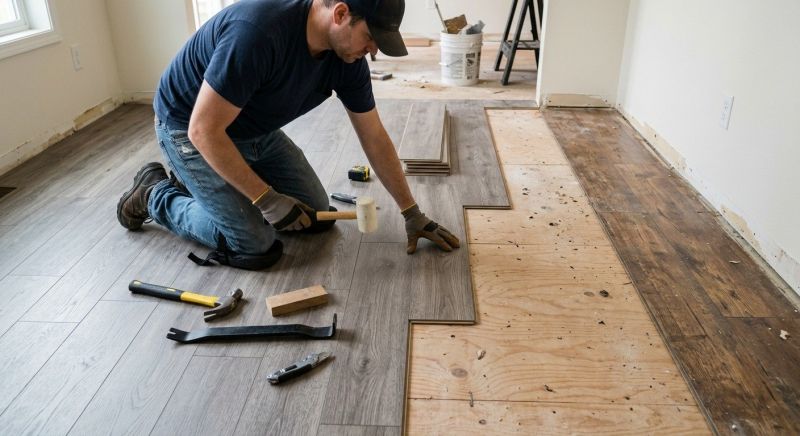 Laminate Floor Replacement in Azle, TX