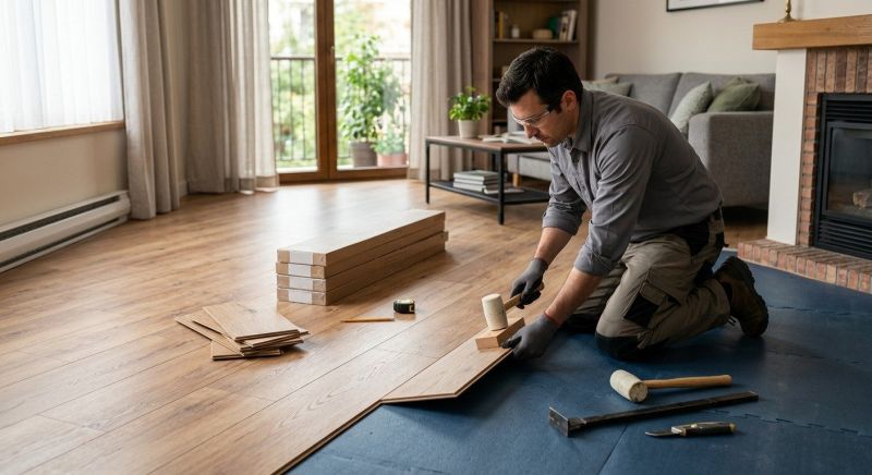 Laminate Floor Replacement in Cresson, TX