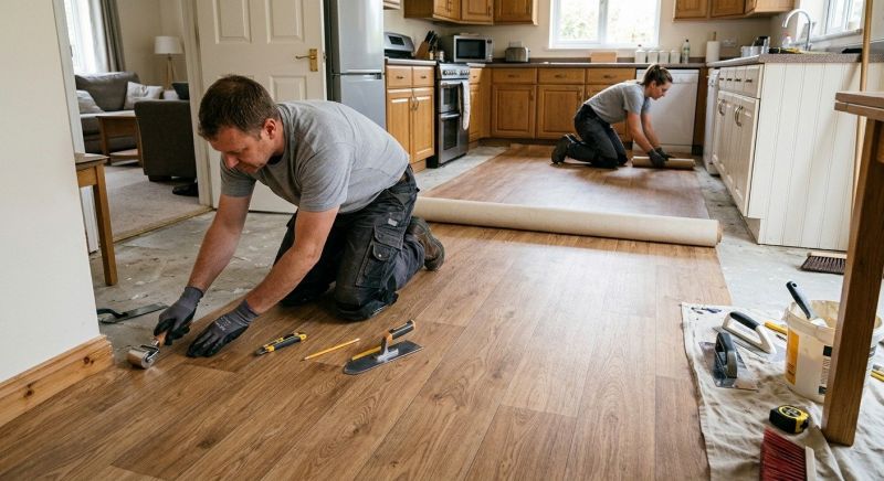 Linoleum Floor Installation in Weatherford, TX