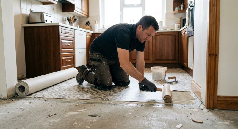 Linoleum Floor Installation in Parker County, TX