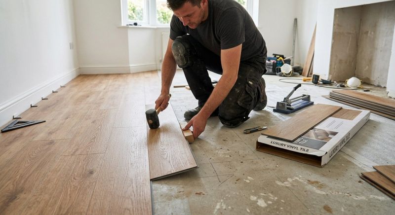 Luxury Vinyl Tile Installation in Weatherford, TX