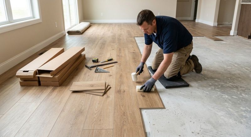 Lvt Flooring Installation in Cresson, TX