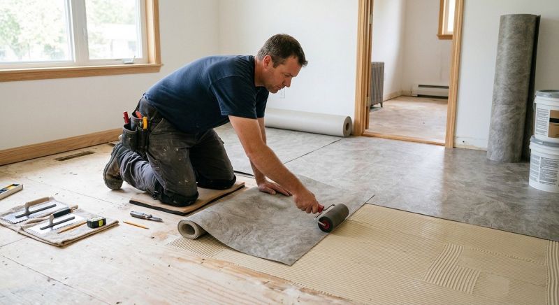 Sheet Vinyl Installation in Springtown, TX