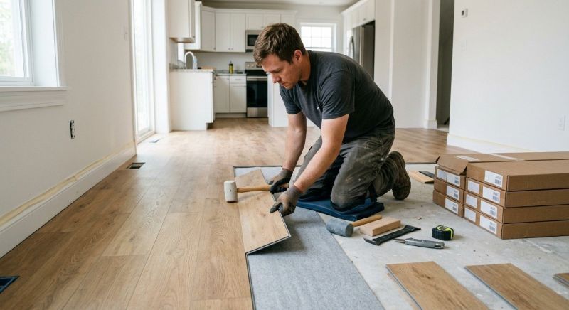 Vinyl Plank Floor Installation in Weatherford, TX