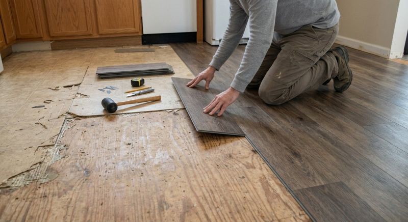 Vinyl Tile Replacement in Weatherford, TX
